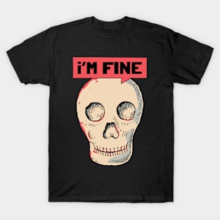 Vintage Smiling Skull T-Shirt